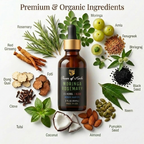 Moringa Rosemary Herbal Hair Oil with Pumpkin Seed, Amla & 15+ Herbs - Made in USA (2 oz)
